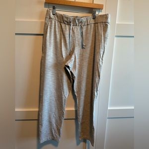 Lululemon jogger pants. Gray, size 10. Cropped length.
